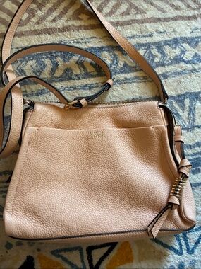 Vince Camuto Cory in Pink Lemonade Pebbled Leather with Gold Hardware